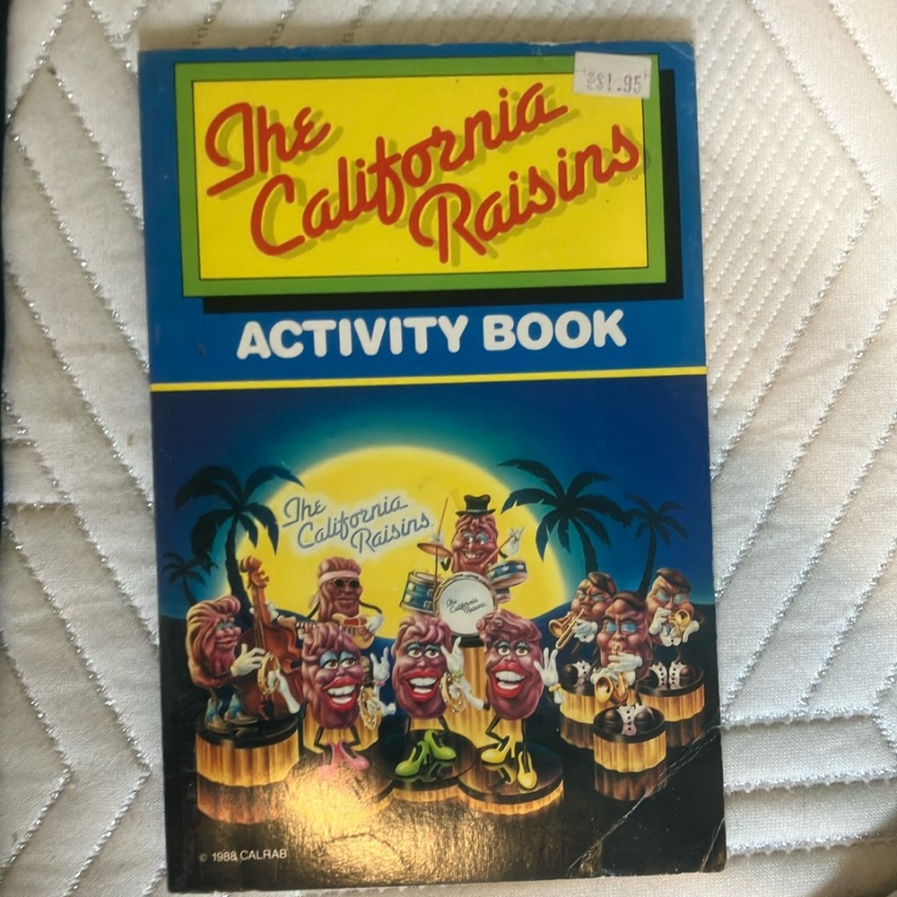 The California raisins activity book, vintage